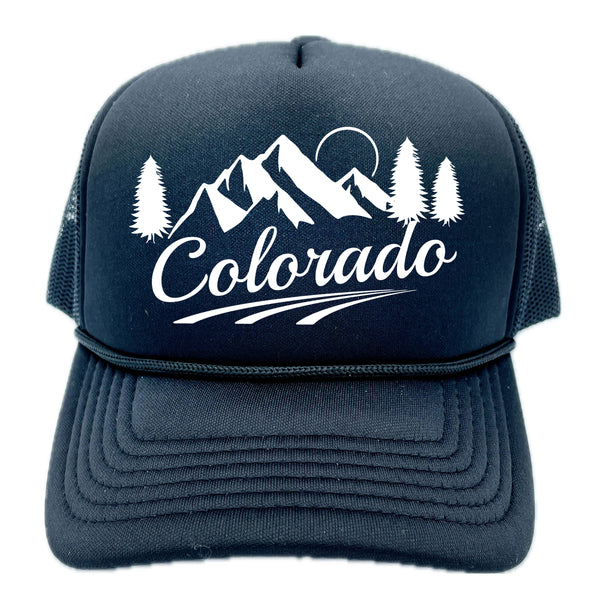 Kid's Colorado Trucker Hat (Ages 2-12) - Retro Snapback Trucker Youth Hat / Kid's Hat