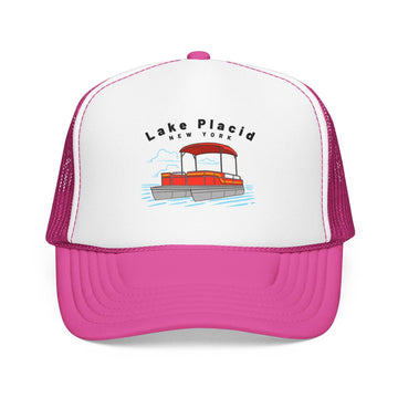 Kids Lake Placid, New York Trucker Hat - Youth Snapback Cap