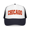 Kids Chicago Foam Trucker Hat – Vintage Orange Arch Logo Mes