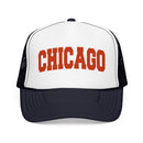 Kids Chicago Foam Trucker Hat – Vintage Orange Arch Logo Mes