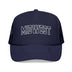Kids Midwest Trucker Hat Vintage College Foam Mesh Youth Cap on white background