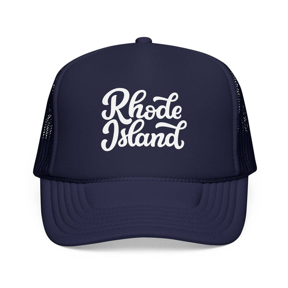 Kids Rhode Island Trucker Hat - Youth Snapback Cap