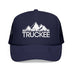 Kids Truckee, California Trucker Hat - Youth Snapback Cap on white background