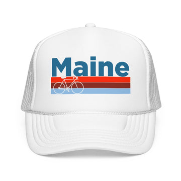 Kids Maine Trucker Hat Foam Bike - Youth Snapback Cap