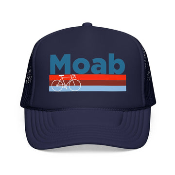 Kids Moab, Utah Trucker Hat Foam Bike - Youth Snapback Cap