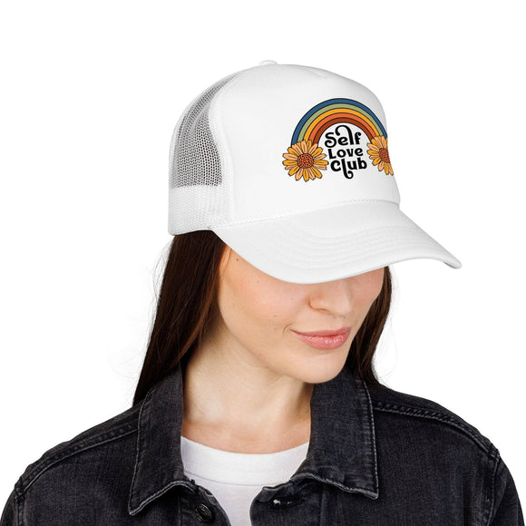 Kids Self Love Club Trucker Hat Boho - Youth Snapback Cap