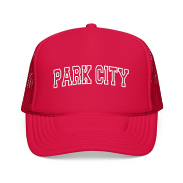Kids Park City, Utah Trucker Hat Vintage College Foam Mesh