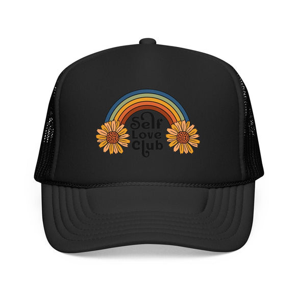 Kids Self Love Club Trucker Hat Boho - Youth Snapback Cap