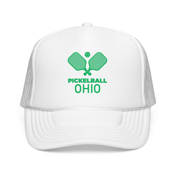 Kids Ohio Pickleball Trucker Hat - Youth Snapback Cap