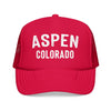 Kids Aspen, Colorado Trucker Hat - Youth Snapback Cap