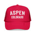 Kids Aspen, Colorado Trucker Hat - Youth Snapback Cap