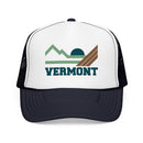 Kids Vermont Trucker Hat Mountain - Youth Snapback Cap