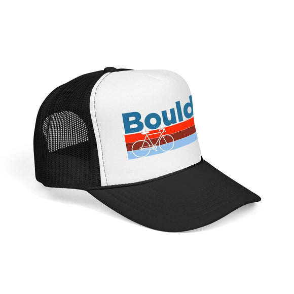 Kids Boulder, Colorado Trucker Hat Foam Bike - Youth Cap