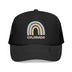 Kids Colorado Trucker Hat Rainbow - Youth Snapback Cap on white background