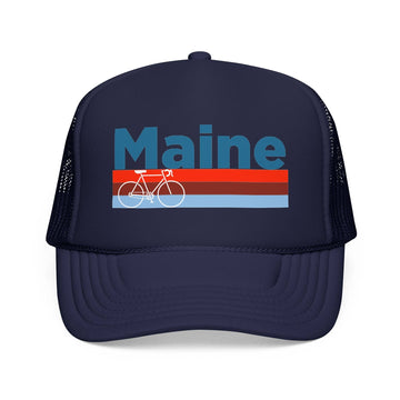 Kids Maine Trucker Hat Foam Bike - Youth Snapback Cap