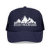Kids Rocky Mountains Trucker Hat - Youth Snapback Cap on white background