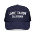 Kids Lake Tahoe, California Trucker Hat - Youth Snapback Cap on white background