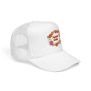 Kids Flower Child Trucker Hat Boho - Youth Snapback Cap