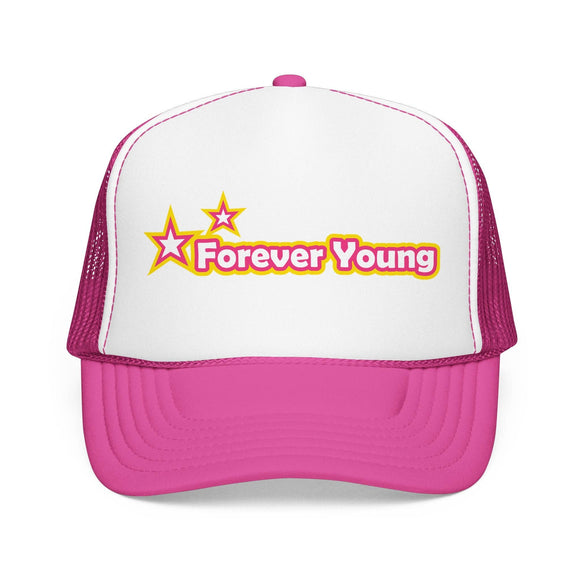 Kids Forever Young Trucker Hat Boho - Youth Snapback Cap