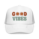 Kids Good Vibes Trucker Hat Boho - Youth Snapback Cap