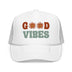 Kids Good Vibes Trucker Hat Boho - Youth Snapback Cap