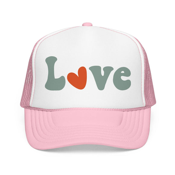 Kids Love Trucker Hat Boho - Youth Snapback Cap