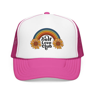 Kids Self Love Club Trucker Hat Boho - Youth Snapback Cap