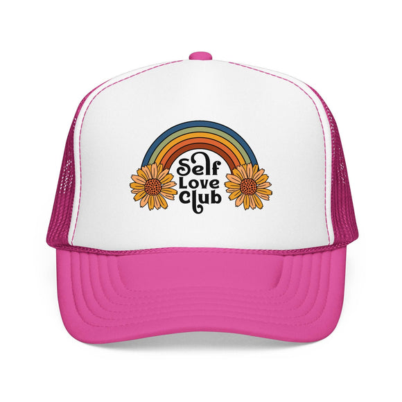 Kids Self Love Club Trucker Hat Boho - Youth Snapback Cap