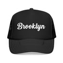 Kids Brooklyn, New York Foam Trucker Hat, Mesh Back on white background