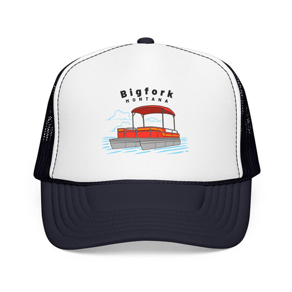 Kids Bigfork, Montana Trucker Hat - Youth Snapback Cap