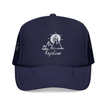 Kids Keystone, Wyoming Trucker Hat - Youth Snapback Cap