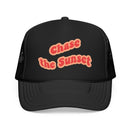 Kids Chase the Sunset Trucker Hat Boho - Youth Snapback Cap