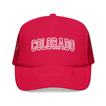 Kids Colorado Trucker Hat Vintage College Foam Mesh