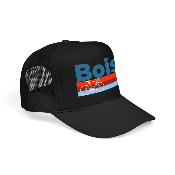 Kids Boise, Idaho Trucker Hat Foam Bike - Youth Snapback Cap