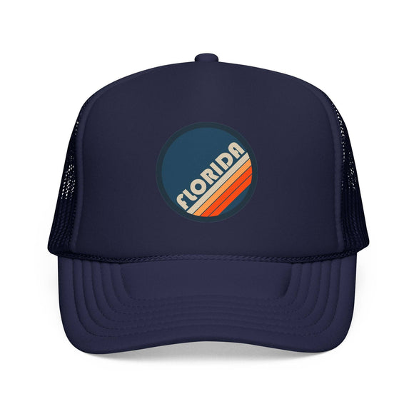 Kids Florida Retro Trucker Hat - Youth Snapback Cap