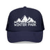 Kids Winter Park, Colorado Trucker Hat - Youth Snapback Cap on white background