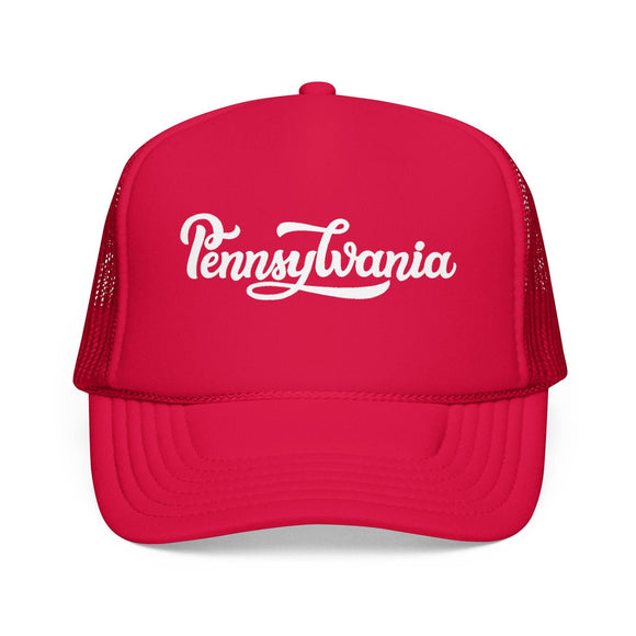 Kids Pennsylvania Trucker Hat - Youth Snapback Cap