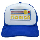 Florida Trucker Hat - Retro Sun Snapback Florida Hat-9