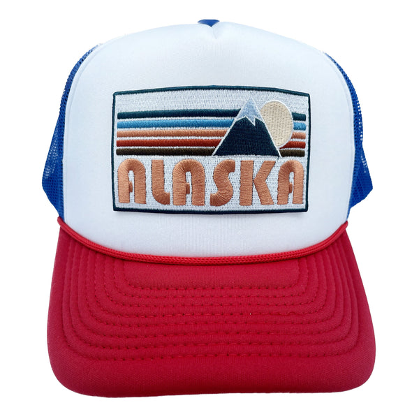 Alaska Trucker Hat, Retro Alaska Snapback Hat / Adult Hat