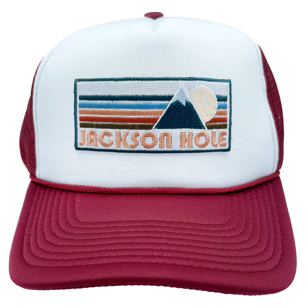 Jackson Hole, Wyoming Trucker Hat, Retro Jackson Hole Snapback Hat / Adult Hat