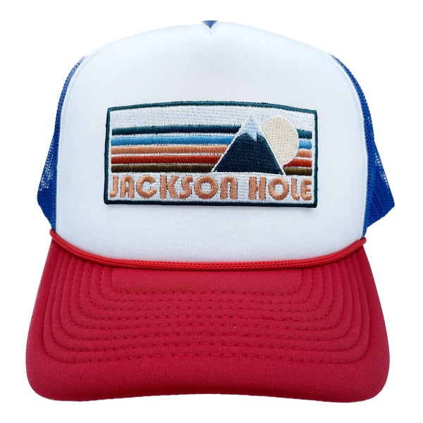 Jackson Hole, Wyoming Trucker Hat, Retro Jackson Hole Snapback Hat / Adult Hat