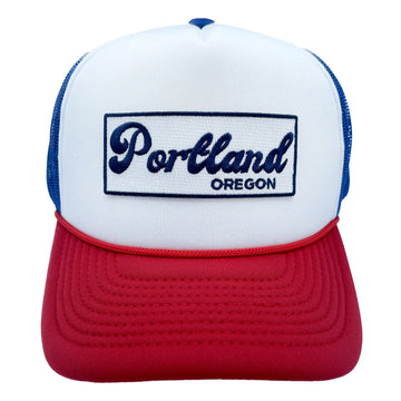 Portland, Oregon Trucker Hat, Retro Portland Snapback Hat / Adult Hat