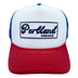 Portland, Oregon Trucker Hat, Retro Portland Snapback Hat / Adult Hat