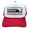 Kids Jackson Hole Hat (Ages 2-12), Retro Mountain Jackson Hole, Wyoming Snapback Youth Hat / Kid's Hat