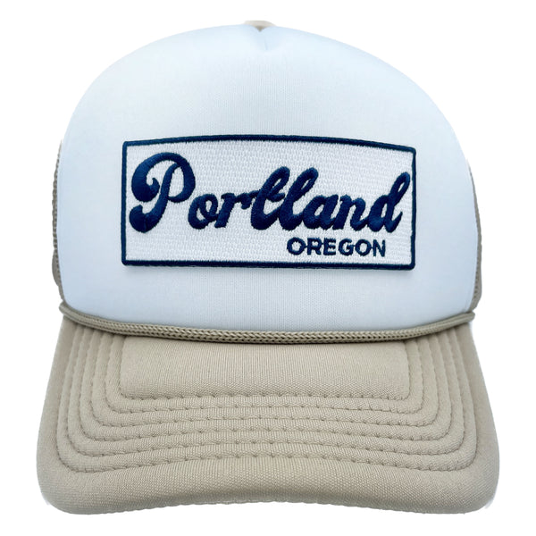 Kids Portland Hat (Ages 2-12), Retro Portland, Oregon Snapback Youth Hat / Kid's Hat