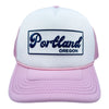 Kids Portland Hat (Ages 2-12), Retro Portland, Oregon Snapback Youth Hat / Kid's Hat