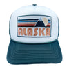 Kids Alaska Hat (Ages 2-12), Retro Mountain Alaska Snapback Youth Hat / Kid's Hat