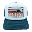 Kids Alaska Hat (Ages 2-12), Retro Mountain Alaska Snapback Youth Hat / Kid's Hat