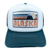 Kids Alaska Hat (Ages 2-12), Retro Mountain Alaska Snapback Youth Hat / Kid's Hat