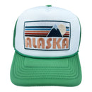 Kids Alaska Hat (Ages 2-12), Retro Mountain Alaska Snapback Youth Hat / Kid's Hat